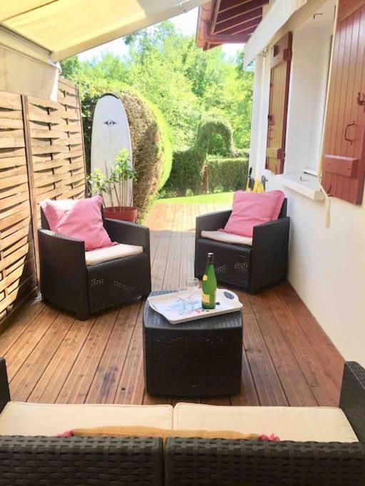 1Km Plage, Agreable Maison 6 Pers Classee 3* Андай Экстерьер фото
